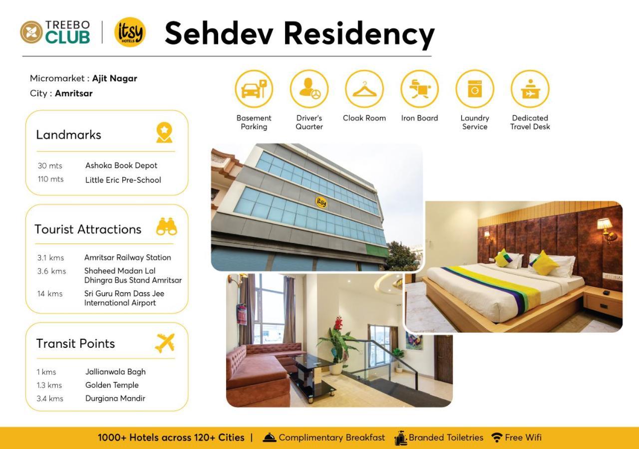 Itsy Hotels Sehdev Residency, Near Golden Temple Amritsar Bagian luar foto